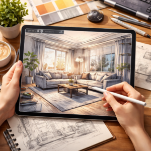 Interior Sketching Fundamentals on Tablet