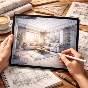 Perspective and Space Construction for Interiors