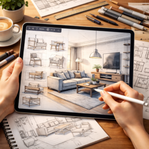 Furniture Design and Object Detailing